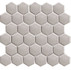 Мозаика Керамическая Hexagon small Grey Glossy (MT20116) 271х282х6