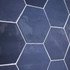 Настенная плитка Zellige Hexa Cobalt (122085) 10,8х12,4 Wow глянцевая керамическая