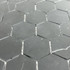 Мозаика Marble Mosaic Hexagon Nero Marquina Pol камень 30х30 см полированная чип 48х48 мм, черный