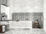 Настенная плитка Opale Grey Struttura 31.5x63 Azori глянцевая, рельефная (структурированная) керамическая 00-00108534