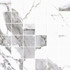 Мозаика Mosaic Calacatta White Satyna 29.7x29.7 керамогранит сатинированная, белый, серый