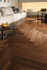 Инженерная доска HM Flooring Орех Американский селект (Herringbone) лак английская елка 14/3х120х600