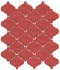 Настенная плитка KM2630M0061N Арабески Марокко Красный матовый 26x30x0,7 Kerama Marazzi керамическая