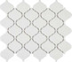 Мозаика KAR4-1G керамика 24.5x29.3 см глянцевая чип 60x66 мм, белый
