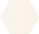 Декор D-Mild Garden White Hex 22,1x19,2 Tubadzin матовый керамический