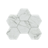 Мозаика MN01 Hexagon 25x28.5 полированная керамогранитная