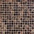 Мозаика ST-BR616 (STE361) стекло 32.7х32.7 см Alma Mosaic Stella глянцевая чип 20x20 мм, коричневый