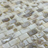 Мозаика Marble Mosaic Painted Shell Brick ракушка 29.5х31.5 см чип 15х15 мм, белый, бежевый