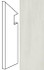Плинтус Marvel Bianco Dolomite Battiscopa Sag. Sx керамогранит