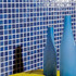 Мозаика Colors № 511 (на бумаге) стекло 31.7х31.7 см глянцевая чип 25х25 мм, голубой С0003257