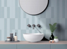 Настенная плитка Glenbrook Quiet Moments Stripes 5x20 Estudio Ceramico матовая керамическая