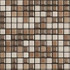 Мозаика Mix Standard Coloniale 1 керамика 30х30 см Appiani матовая чип 25х25 мм, бежевый, коричневый XCOL 701