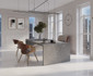 Керамогранит Agata Grey Matt распил 79.8х302 Staro Slab Matt матовый универсальная плитка УТ-00000505