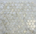 Мозаика из натурального перламутра PIX751, чип HEX25 мм, сетка 285х295x2 мм, глянцевая, серый