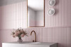 Настенная плитка Costa Nova Pink Stony Matt 5x20 Equipe матовая керамическая 28463