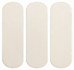 Настенная плитка Calema Oval White Gloss 5.2х16 DNA Tiles глянцевая керамическая 00000086153