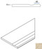 Керамогранит Rope Bor.30x60 svasato round dx/Роуп Борт. 30x60 с выемкой закруг. пр