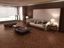 Ламинат Kronparket Herringbone Орех Миланский 44785 600х100х12 12 мм 34 класс с фаской