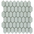 Мозаика Marble Mosaic Rombi White стекло 30.3х33 см глянцевая чип 35x48 мм, белый