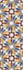 Декор Morroco Sky Link Dec 2 30х90 Gravita матовый керамический 78801874