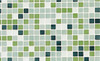 Мозаика Verde - часть 4 2.5x2.5 стекло 31.3х49.5