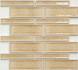 Мозаика R-302 керамика 29.7х30 см глянцевая чип 23х145, 45х145 мм, бежевый