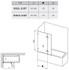 Шторка для ванны Ravak Brilliant BVS2-100 L хром+транспарент 7ULA0A00Z1