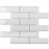 Мозаика Metro White Glossy 45х145 (KM82895) керамическая 28.68х29.56