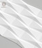 Стеновая декоративная панель Geometrium ECOGR0208W Alpine Walls под покраску 1200х600х25 мм