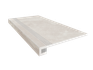 Комплект (Ступень TE00 (33x120x9) неполированная (прямоугол. бортик) без насечек + Подступенок (14,5x120x9)) керамогранит 73579