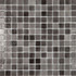 Мозаика Togama 218 стекло 34х34 см глянцевая чип 25х25 мм, серый, черный