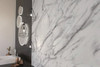 SPeCtra Стеновая панель SPC 01W Мрамор Bianco 1200х600х4 мм (каменно-полимерный) с фаской
