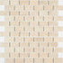 Мозаика PR2348-05 керамика 30.6х31.2 см матовая чип 23х48 мм, бежевый
