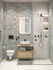 Керамогранит Concretehouse Голубой 29.7x59.8 Cersanit матовый универсальный A16543