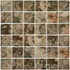 Мозаика Amuletto Leaf стекло 30х30 см Bonaparte глянцевая чип 48х48 мм, коричневый Amuletto Leaf