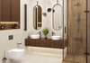 Керамогранит GP60120MIM08M Microcement Brown 60х120 Artkera Group  глазурованный, матовый универсальная плитка 