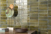 Настенная плитка Hanoi Arco Wild Olive 6,5x20 Equipe глянцевая керамическая 30062