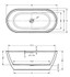 Акриловая ванна Riho Inspire FS 160x75
