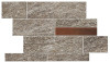 Мозаика Norde Piombo Brick Corten (A599) 39х27,8 керамогранит