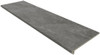 Ступень фронтальная Peldaño Redondo 120 Petra Antracita Liso 30x120 керамогранит матовая Gres de Aragon Petra 971207