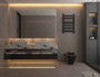 Керамогранит Karna Brown 600x1200x8 full body polished (sinking ink) Basconi Home полированный универсальный BHW-0016