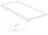 Ступень фронтальная Acg8 Scalino Sagomato Statuario Venato Luc. 33x60 керамогранит