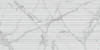 Настенная плитка Blanc Invisible Cane Ductile 60x120 Living Ceramics матовая, рельефная (структурированная) керамическая LV10071