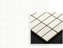 Мозаика Altea Bianco Mozaika Prasowana керамика 29.8х29.8 см гладкая, блестящая, глазурованная чип 2.3x4.8 мм, белый 5900144059047