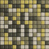Мозаика Mix Standard Natura 2 керамика 30х30 см Appiani матовая чип 25х25 мм, бежевый, желтый, коричневый XNAT 702