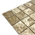 Мозаика Marble Mosaic Emperador light Mat камень 30.5х30.5 см матовая чип 48х48 мм, коричневый, бежевый