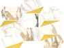 Мозаика Luce Oro Esagona Decoro Oro Satin Finish-26x35 керамогранит сатинированная, бежевый, золотой 36625