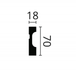 Плинтус NMC Wallstyl FD7