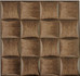 Комплект объемных 3D панелей Деревянная кладка 4 самоклеющиеся Lako Decor 300х300х4 мм (плитка пвх LVT) LKD-JM-WP536