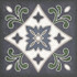 Декор Smalto Decor 3 Blu 15х15 Керлайф матовый керамический 924215